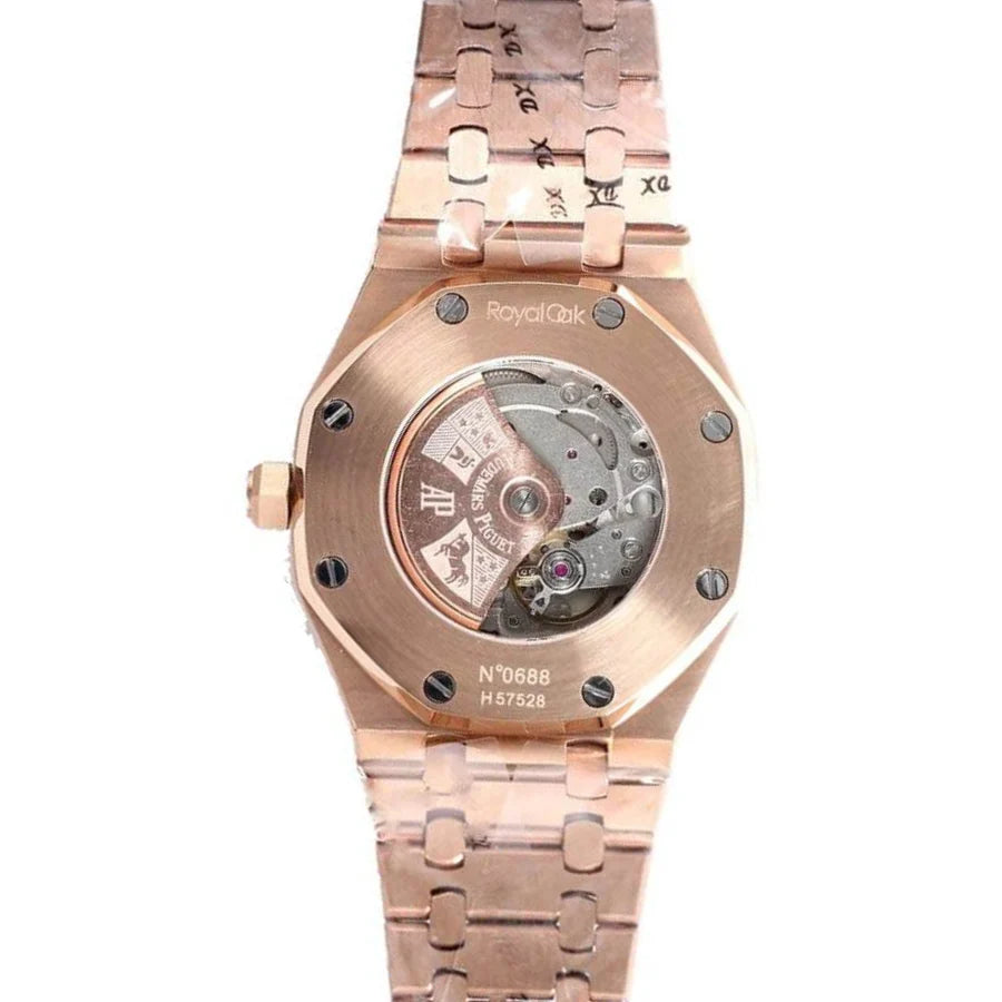 Audemars Piguet Royal Oak Chronograph 42MM AP160SF296 Iced Out Rose Gold