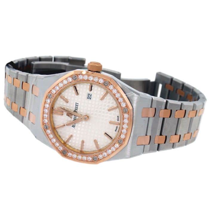 Audemars Piguet Royal Oak Ladies 33MM 67651SR.ZZ.1261SR.01 Diamond Bezel