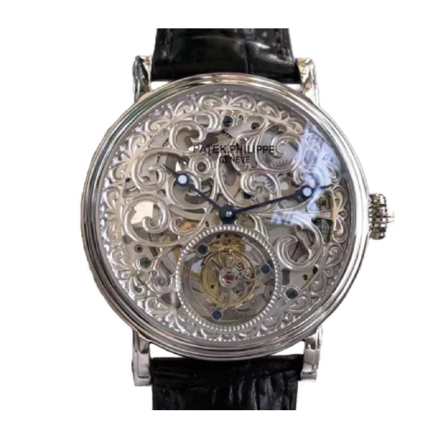 Patek Philippe Grand Complications Tourbillon 40MM P83000 Silver Dial