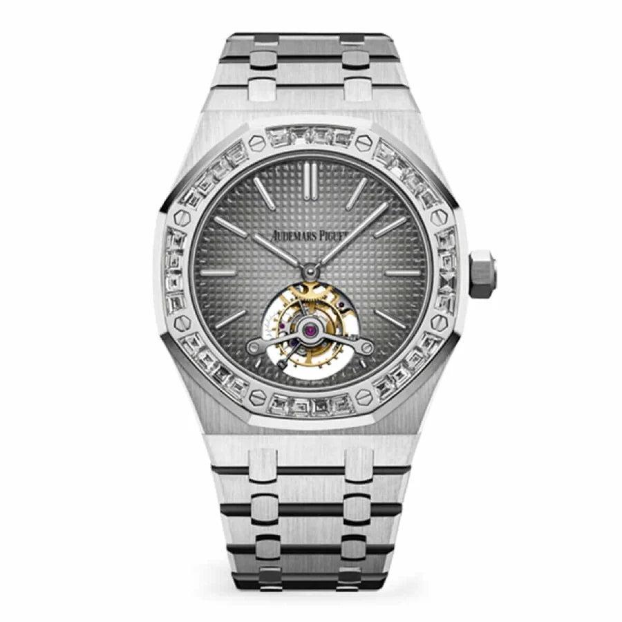 Audemars Piguet Royal Oak Tourbillon Extra-Thin 41MM 26516PT.ZZ.1220PT.01 Platinum Diamond