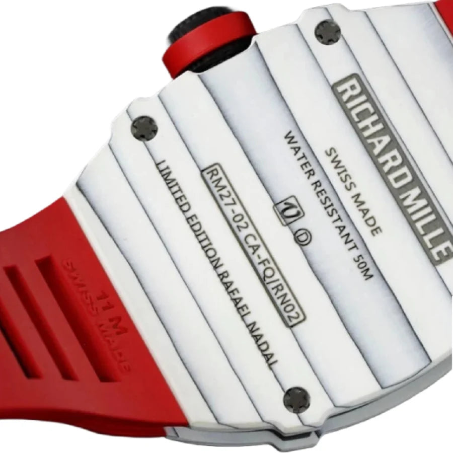 Richard Mille RM27 40MM RM27-02 Rafael Nadal Red Rubber