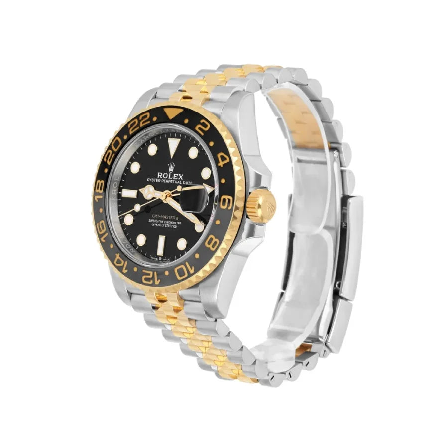 Rolex GMT-Master II 40MM 126713GRNR Yellow Gold Jubilee