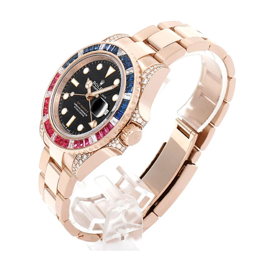 Rolex GMT-Master II 40MM 126755SARU Diamond Bezel