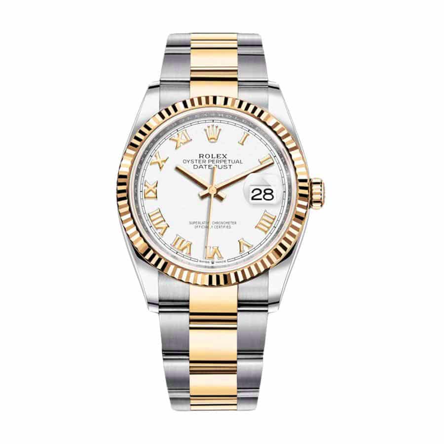 Rolex Datejust 36MM 126231-0016 White Roman Dial