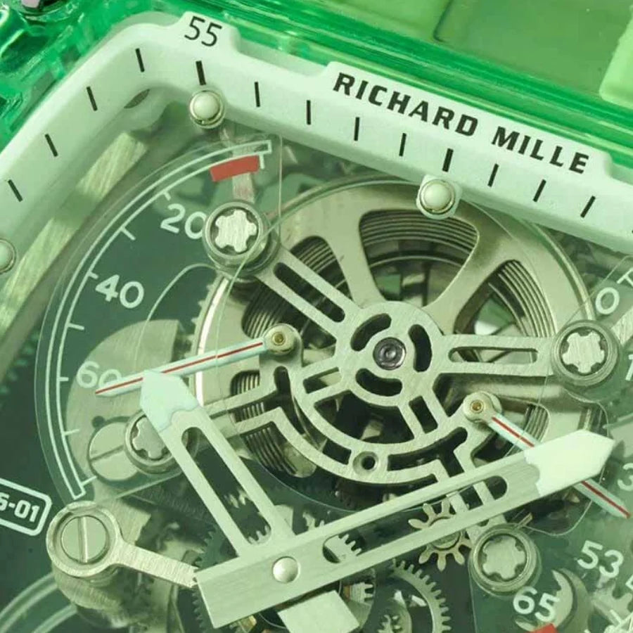 Richard Mille RM56 40MM RM56-01 Tourbillon Green Transparent