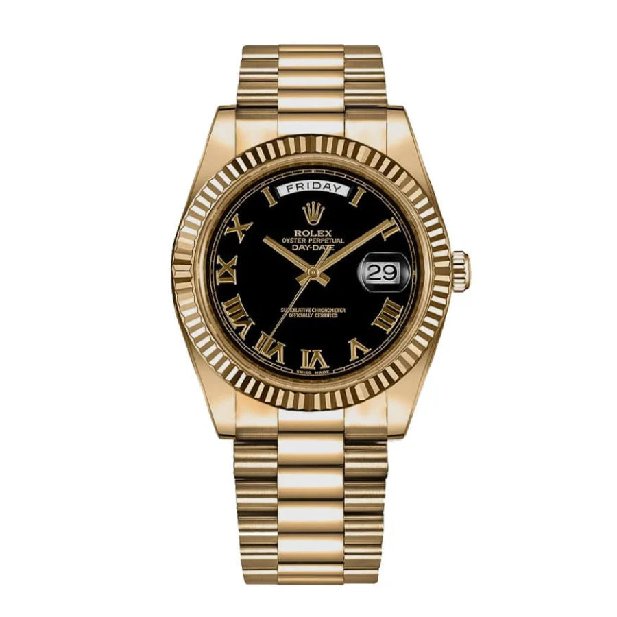Rolex Day-Date II 40MM 228235 Black Everose Gold
