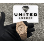 Audemars Piguet Royal Oak Chronograph 42MM AP160SF296 Iced Out Rose Gold