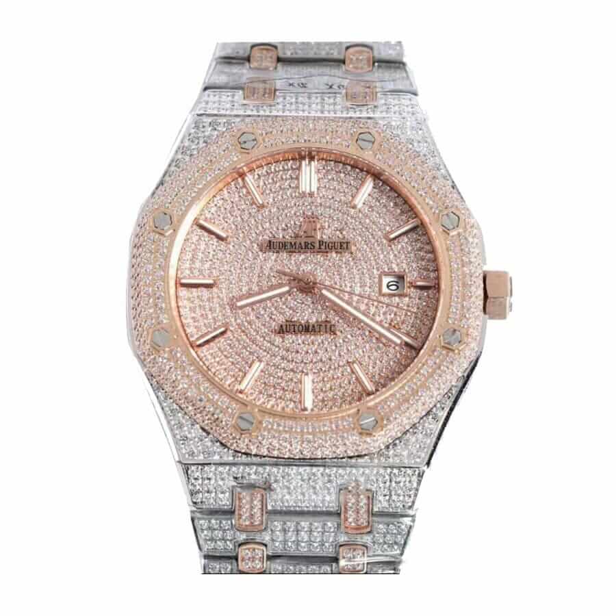 Audemars Piguet Royal Oak Iced Out Two-Tone 41MM 15400SR.OO.1220SR.01