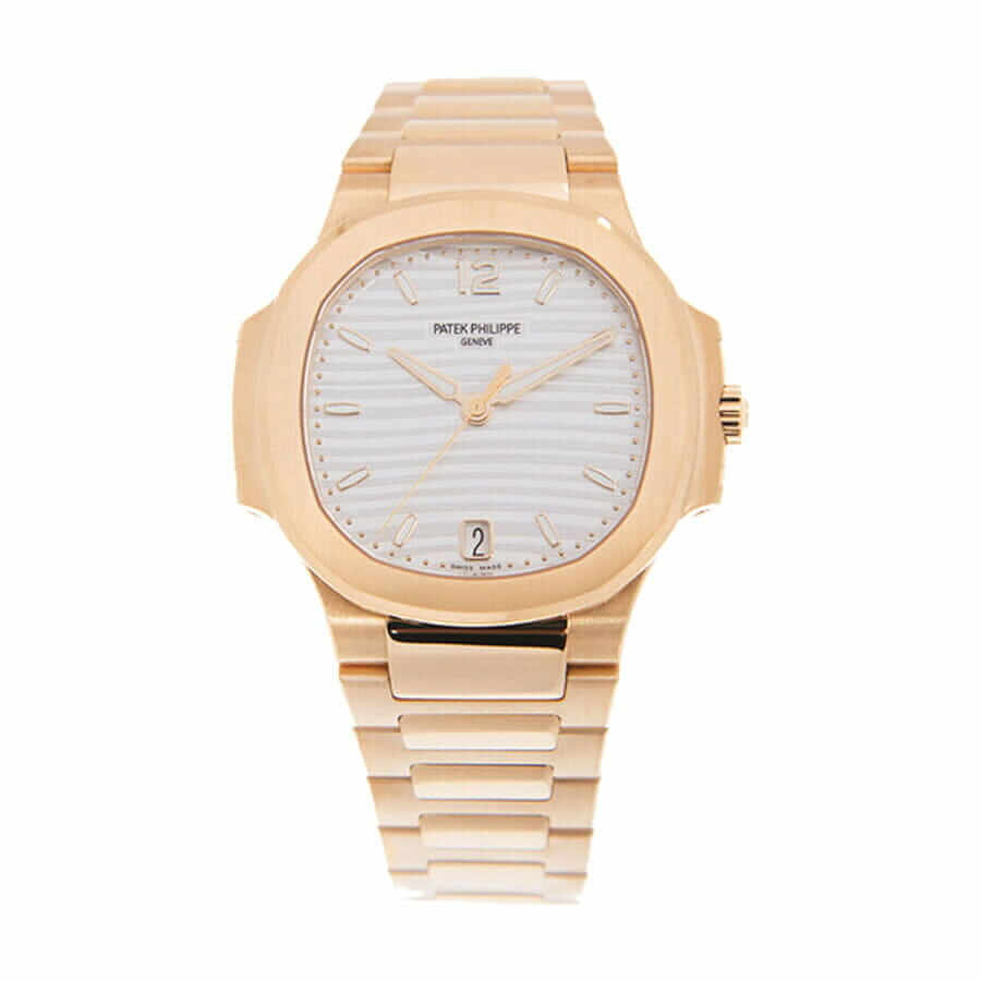Patek Philippe Nautilus 35.2MM 7118-1R-001 Rose Gold White Dial