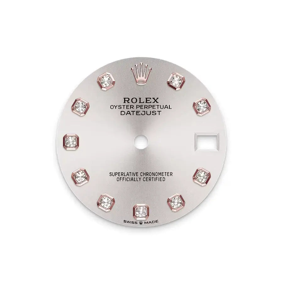 Rolex Datejust 31MM 278285RBR Silver Diamond Dial