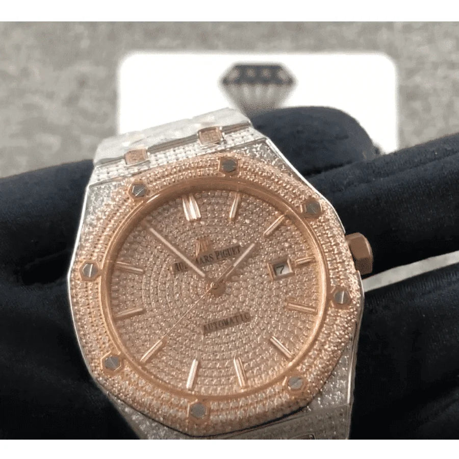 Audemars Piguet Royal Oak Iced Out Two-Tone 41MM 15400SR.OO.1220SR.01