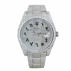 Rolex Datejust 41MM 116300 Iced Out Arabic Dial