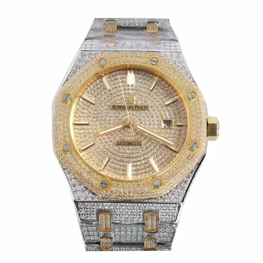 Audemars Piguet Royal Oak Iced Out Yellow Gold 41MM 15400SR.OO.1220SR.01