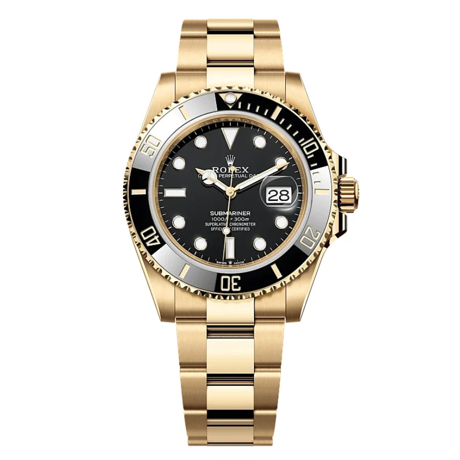 Rolex Submariner 41MM 126618LN Yellow Gold Black Dial