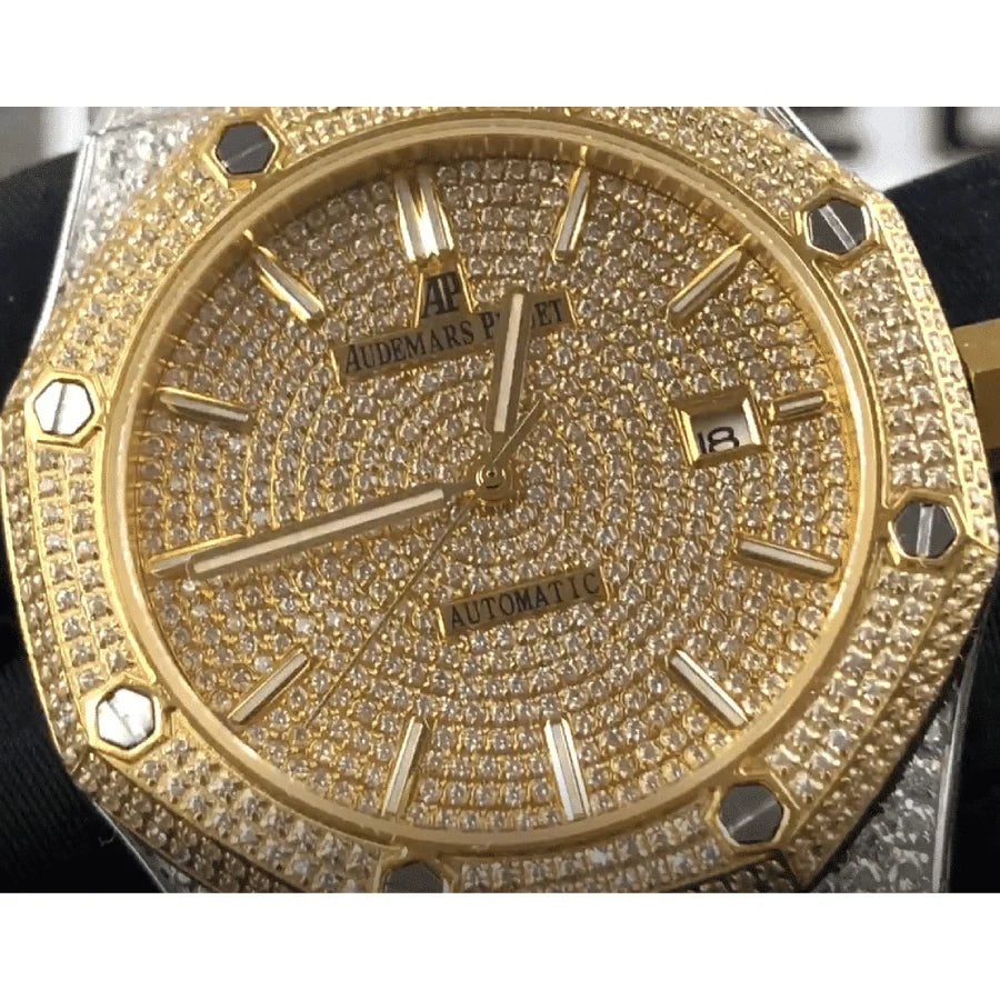 Audemars Piguet Royal Oak Iced Out Yellow Gold 41MM 15400SR.OO.1220SR.01