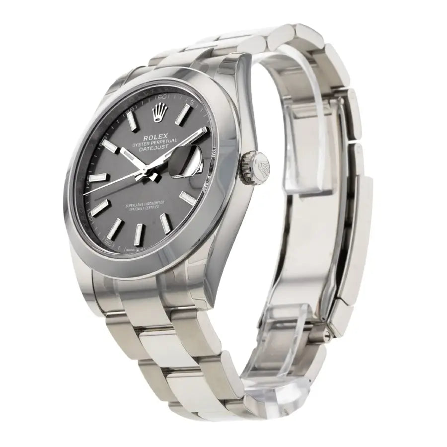 Rolex Datejust 41MM 126300 Smoke Grey Dial Oyster