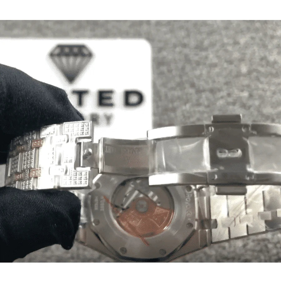 Audemars Piguet Royal Oak Iced Out Two-Tone 41MM 15400SR.OO.1220SR.01