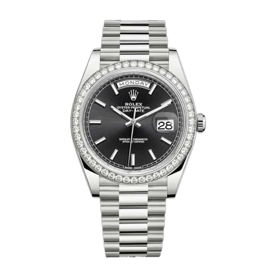 Rolex Day-Date 40MM 228349RBR-0002 Black Diamond Dial
