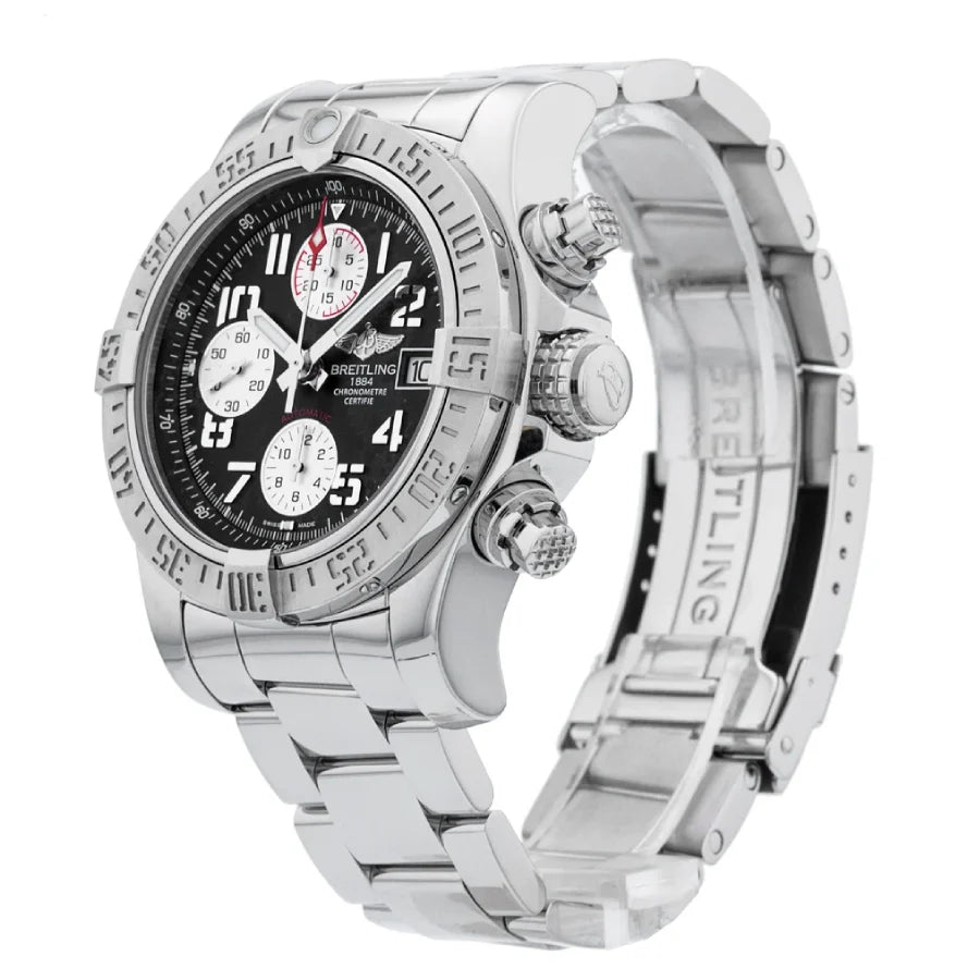 Breitling Super Avenger II 45MM A13370 Black Dial