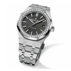 Audemars Piguet Royal Oak 37MM 15451ST.ZZ.1256ST.01 Diamond Bezel Silver Dial