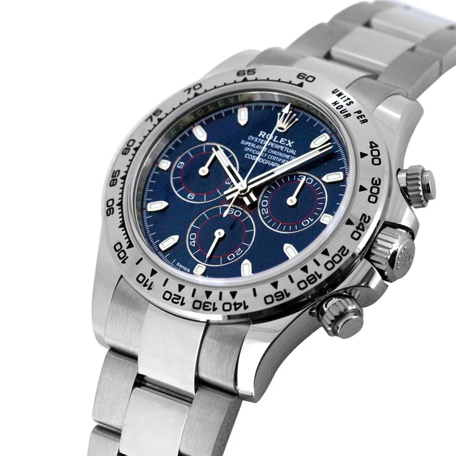 Rolex Daytona 40MM 116509 White Gold Blue Dial