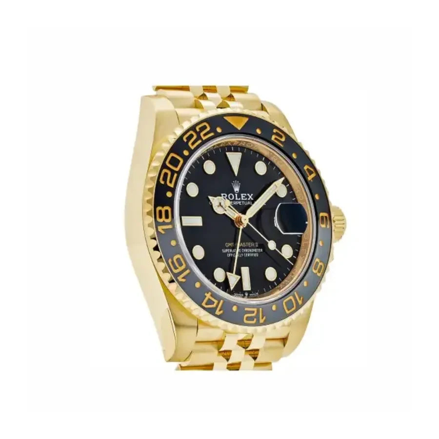 Rolex GMT-Master II 40MM 116718LN Yellow Gold Black Dial