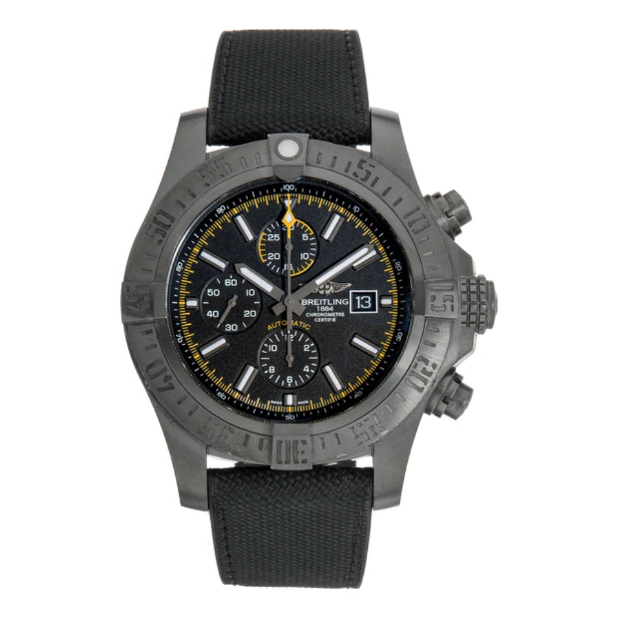 Breitling Super Avenger II 48MM M133711A/BF30 Black Steel