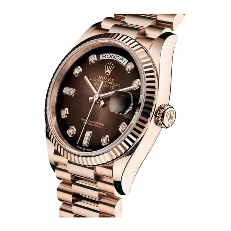 Rolex Day-Date 40MM 128235-0037 Brown Ombre Dial