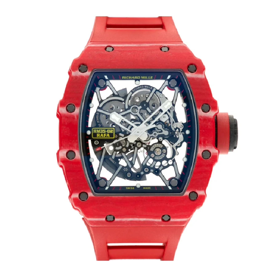 Richard Mille RM 35-02 50MM RM3502 Red Quartz TPT