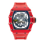 Richard Mille RM 35-02 50MM RM3502 Red Quartz TPT