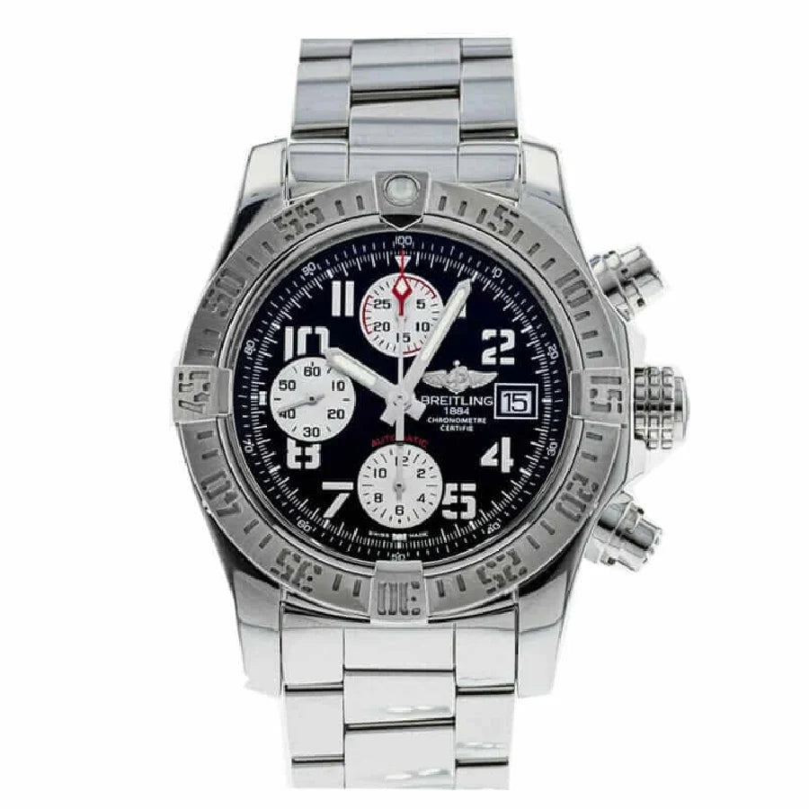 Breitling Super Avenger II 45MM A13370 Black Dial