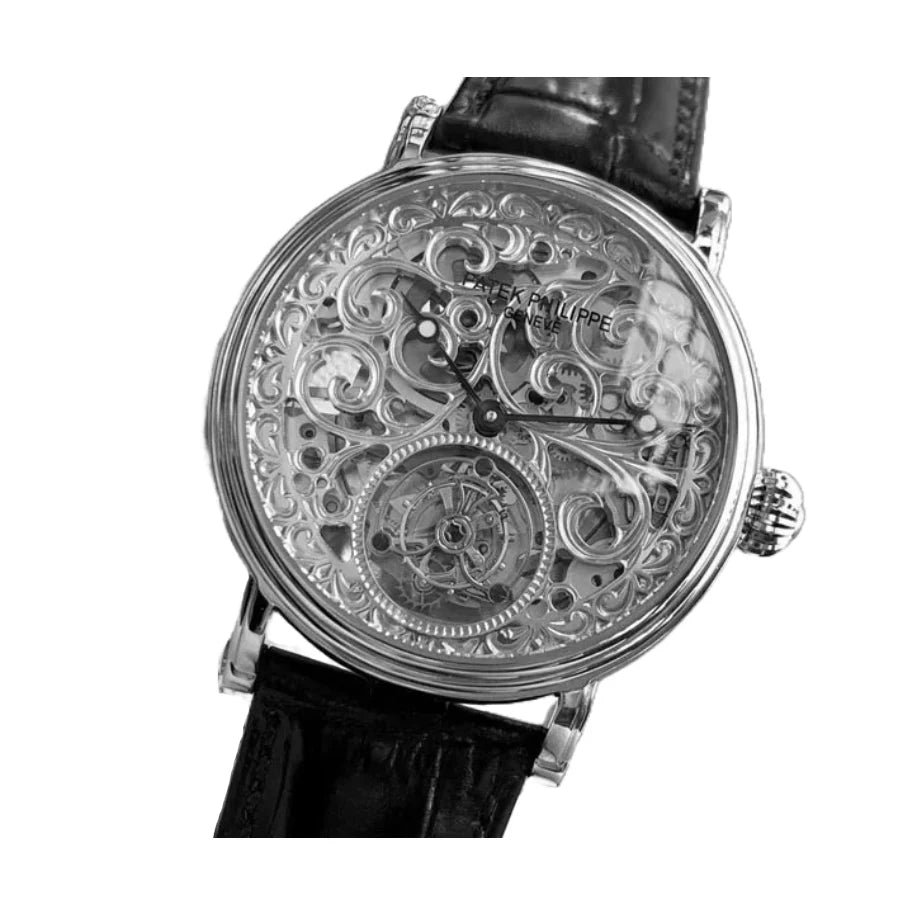 Patek Philippe Grand Complications Tourbillon 40MM P83000 Silver Dial
