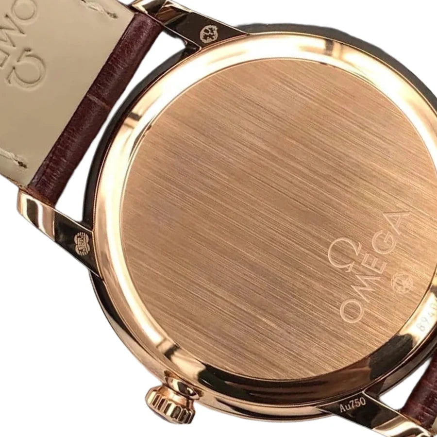 Omega De Ville 40MM 424.53.40.21.02.001 Brown Leather Strap