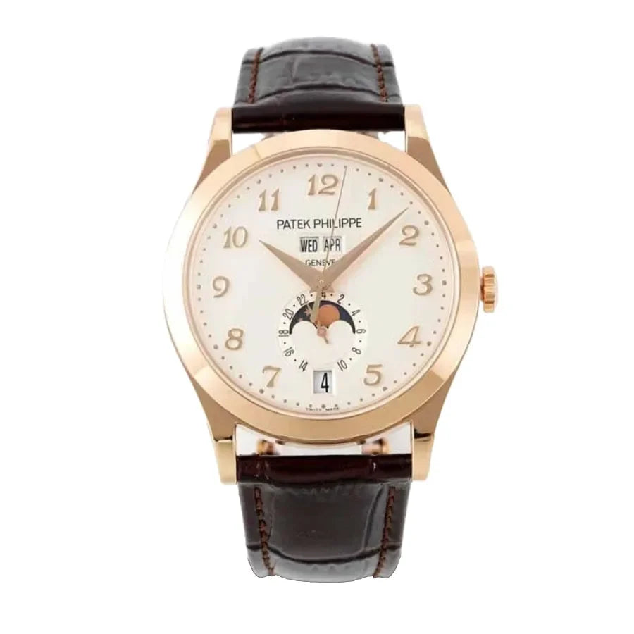 Patek Philippe Complications 38.5MM 5396R-012 Rose Gold Silvery Dial