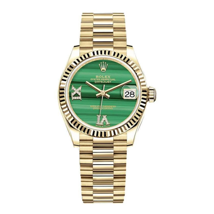 Rolex Datejust 31MM 278278-0004 Gold Green Dial