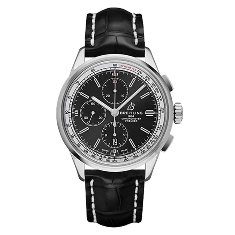 Breitling Premier Chronograph 42MM A13315351B1P2 Black Dial