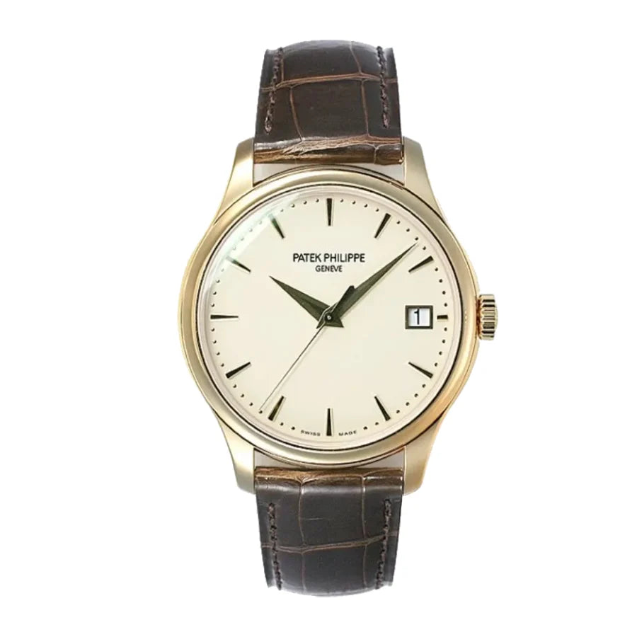 Patek Philippe Calatrava 39MM 5227J-001 Yellow Gold Ivory Dial