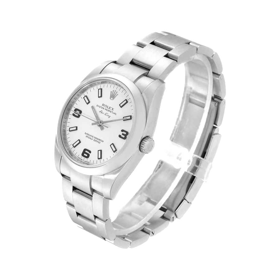 Rolex Air-King 34MM 114200 White Dial