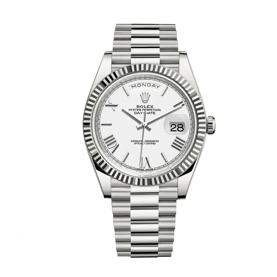 Rolex Day-Date 41MM 228239 White Roman Dial