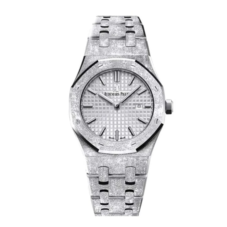 Audemars Piguet Royal Oak Froste 41MM 67653BC.GG.1263BC.01 Frosted Gold