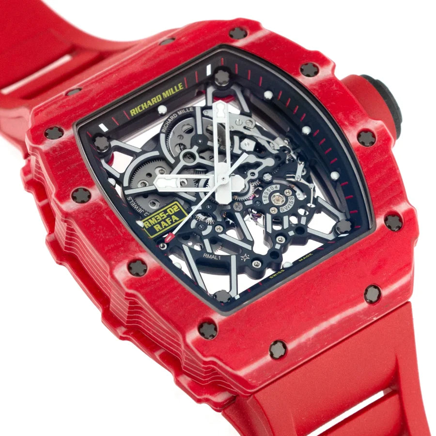 Richard Mille RM 35-02 50MM RM3502 Red Quartz TPT