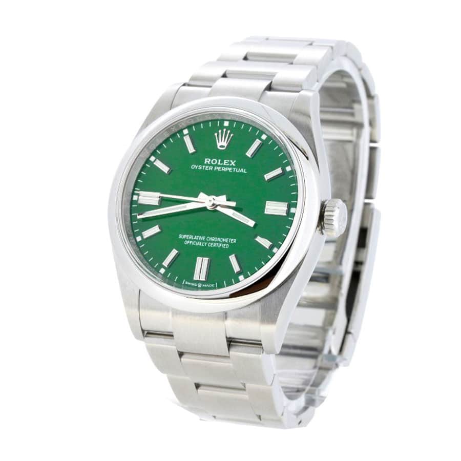 Rolex Oyster Perpetual 41MM 126000-0005 Green Dial