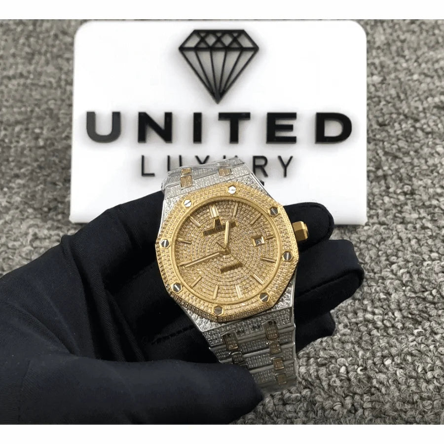 Audemars Piguet Royal Oak Iced Out Yellow Gold 41MM 15400SR.OO.1220SR.01