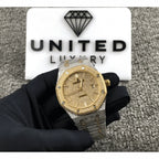 Audemars Piguet Royal Oak Iced Out Yellow Gold 41MM 15400SR.OO.1220SR.01